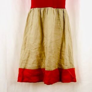 Lucy & Laurel | Dresses | Lucy Laurel Linen Skirt Sleeveless Dress S